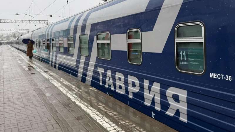 Первый рейс ускоренного поезда «Таврия» отправился из Москвы в Симферополь