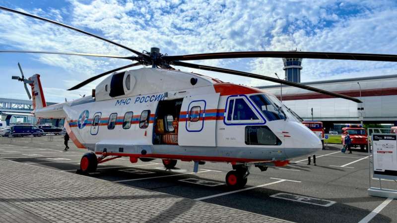 «Ростех» представил арктический вертолет Ми-38ПС с рекордной дальностью полета